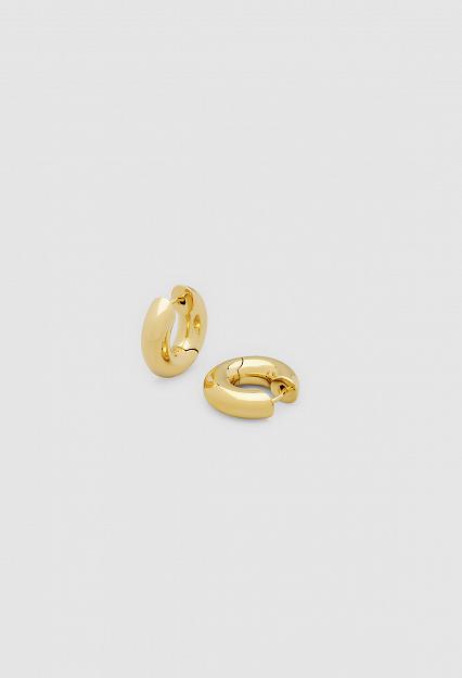 Tom Wood Chunky Hoops Small Gold